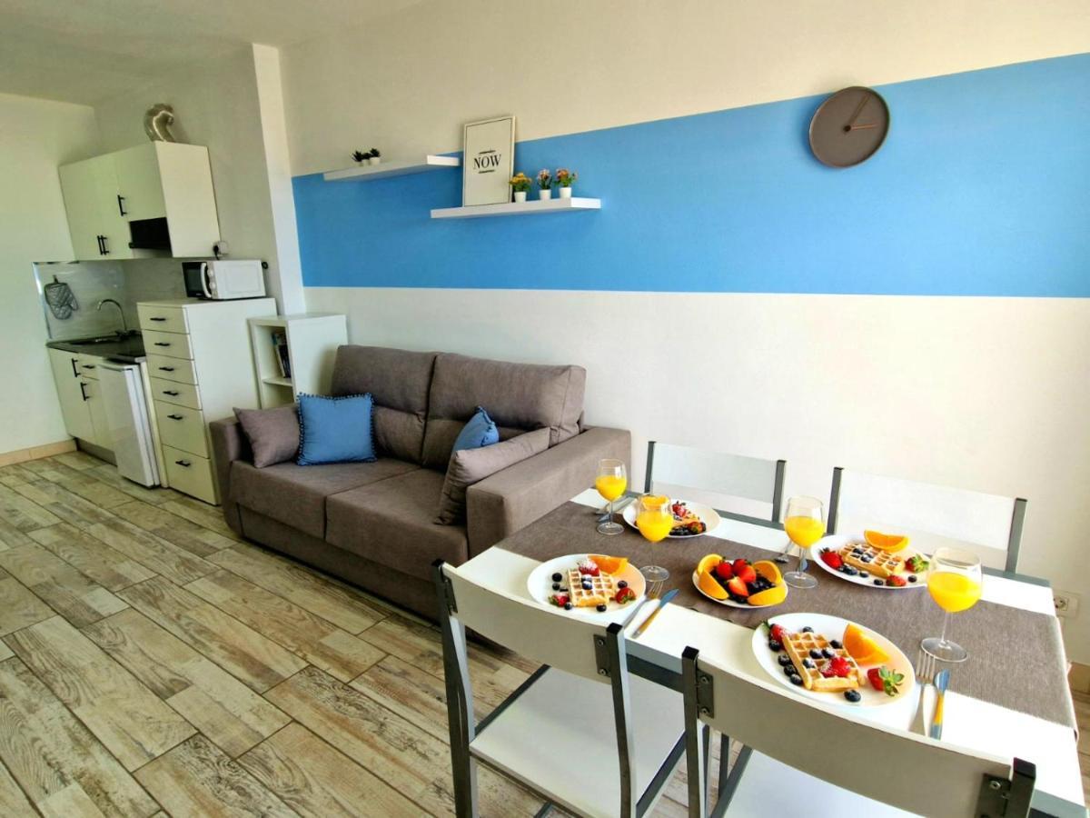 Lovely Blue Studio With Ocean View And Pool, Paraiso 918 아데제 외부 사진
